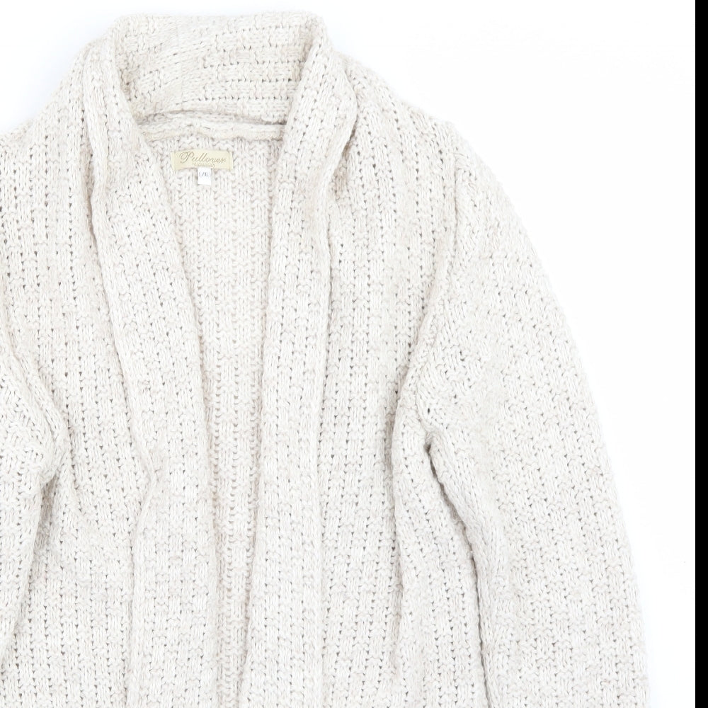 Pullover Womens Ivory   Cardigan Jumper Size L