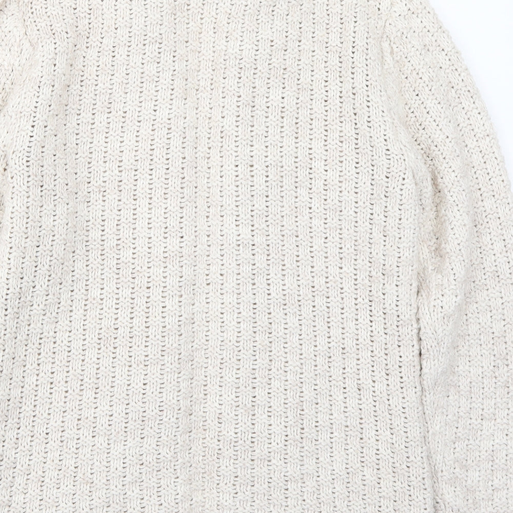 Pullover Womens Ivory   Cardigan Jumper Size L