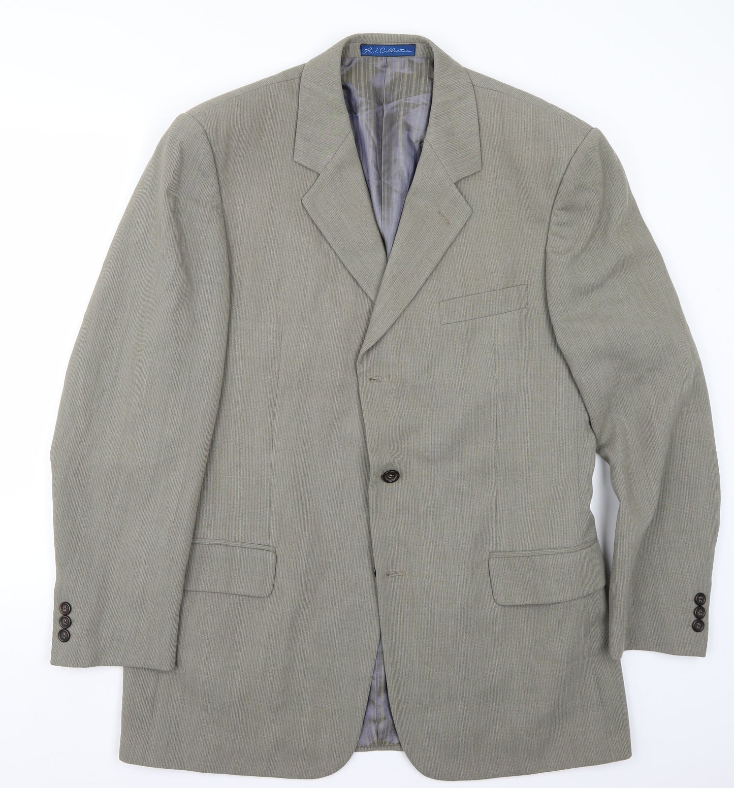 r i collection Mens Grey   Jacket Suit Jacket Size 42