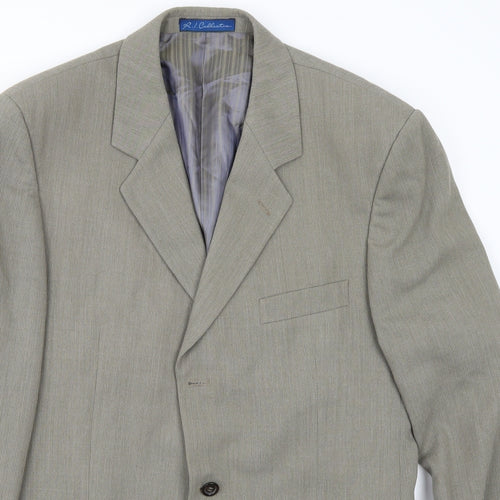 r i collection Mens Grey   Jacket Suit Jacket Size 42