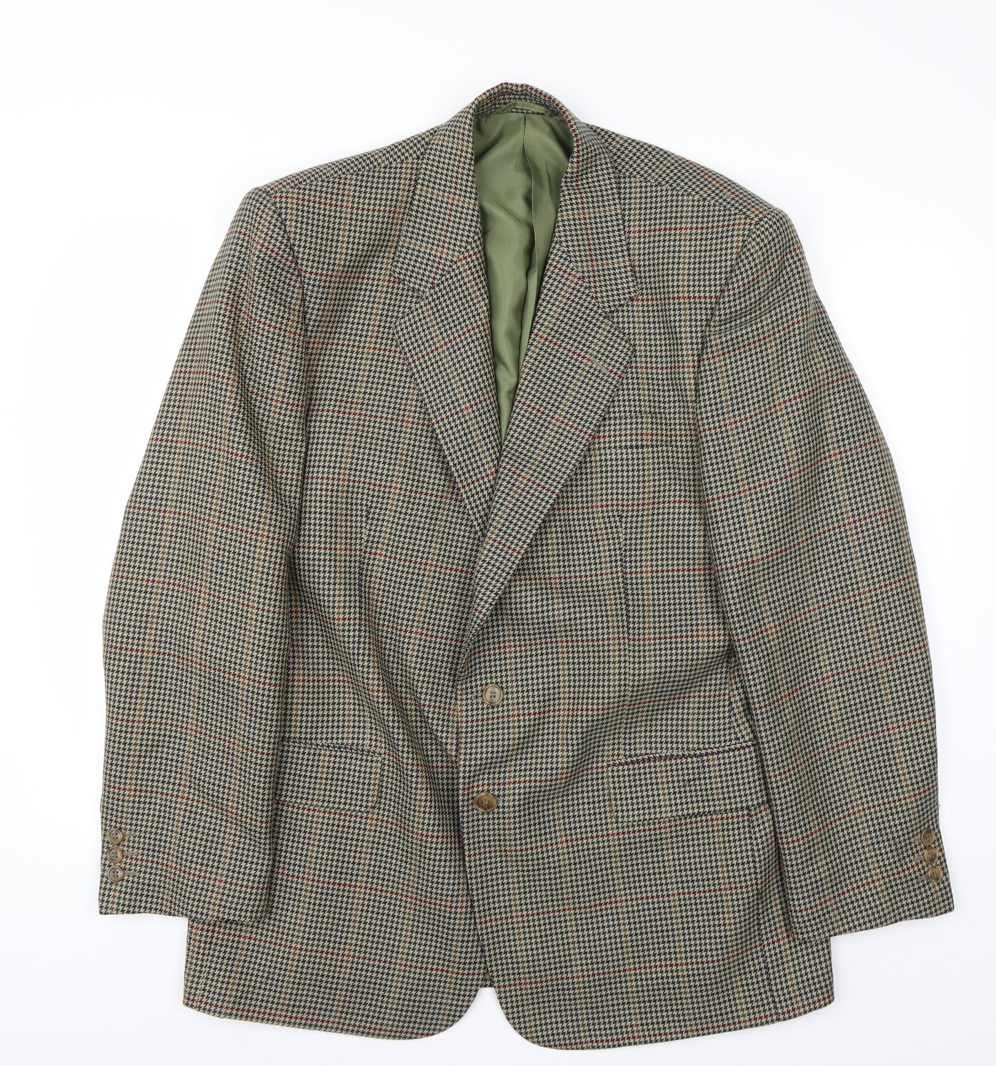 Avenue Mens Brown   Jacket Suit Jacket Size 34