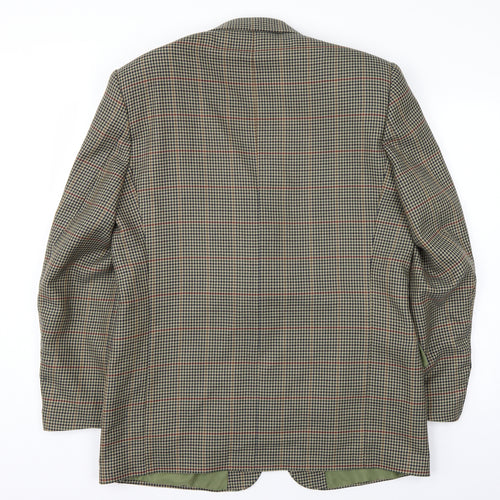 Avenue Mens Brown   Jacket Suit Jacket Size 34