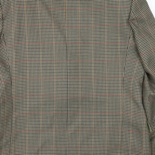 Avenue Mens Brown   Jacket Suit Jacket Size 34
