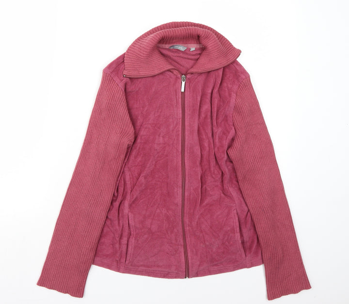 Per Una Womens Pink Jacket Coat Size L