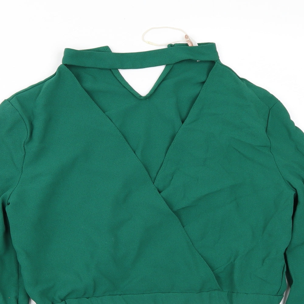 Zara Womens Green   Basic T-Shirt Size M
