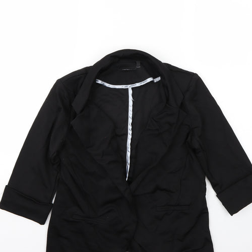 Model Womens Black   Jacket Blazer Size L