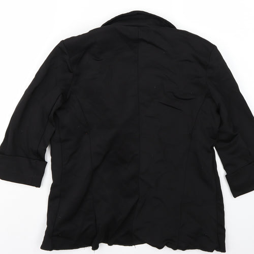 Model Womens Black   Jacket Blazer Size L