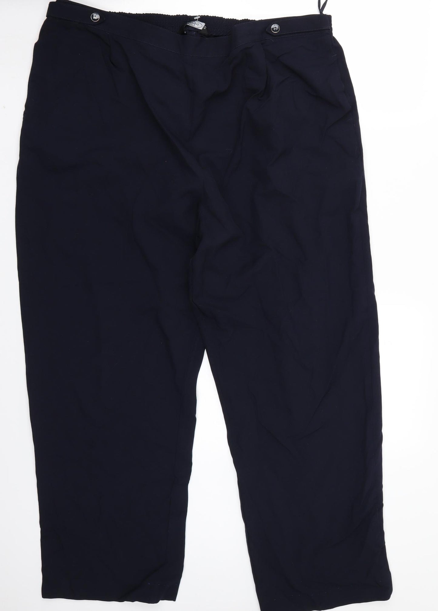 BM Womens Blue   Trousers  Size 22 L27 in