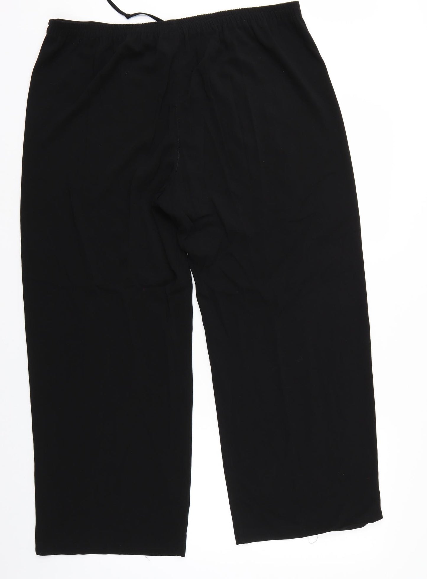 essence Womens Black   Trousers  Size 18 L27 in