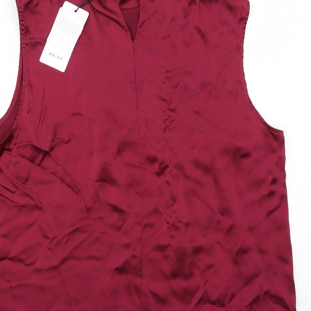 Reiss Womens Purple   Basic T-Shirt Size 14