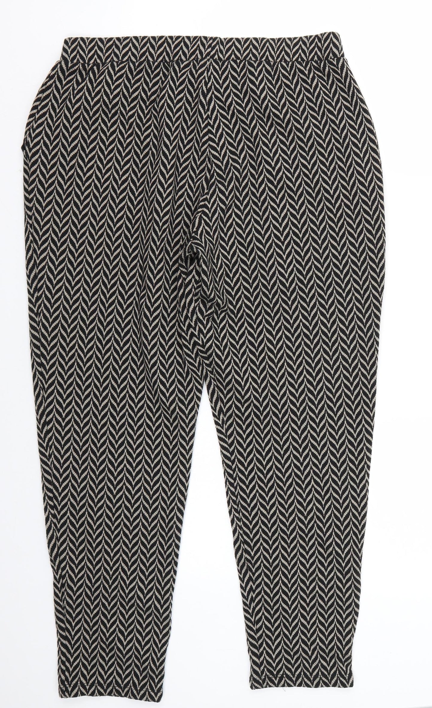 NEXT Womens Black   Trousers  Size 14 L25 in