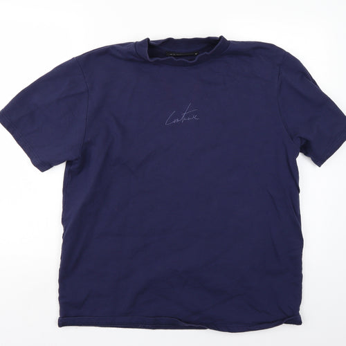 CULTURE Womens Blue   Basic T-Shirt Size M