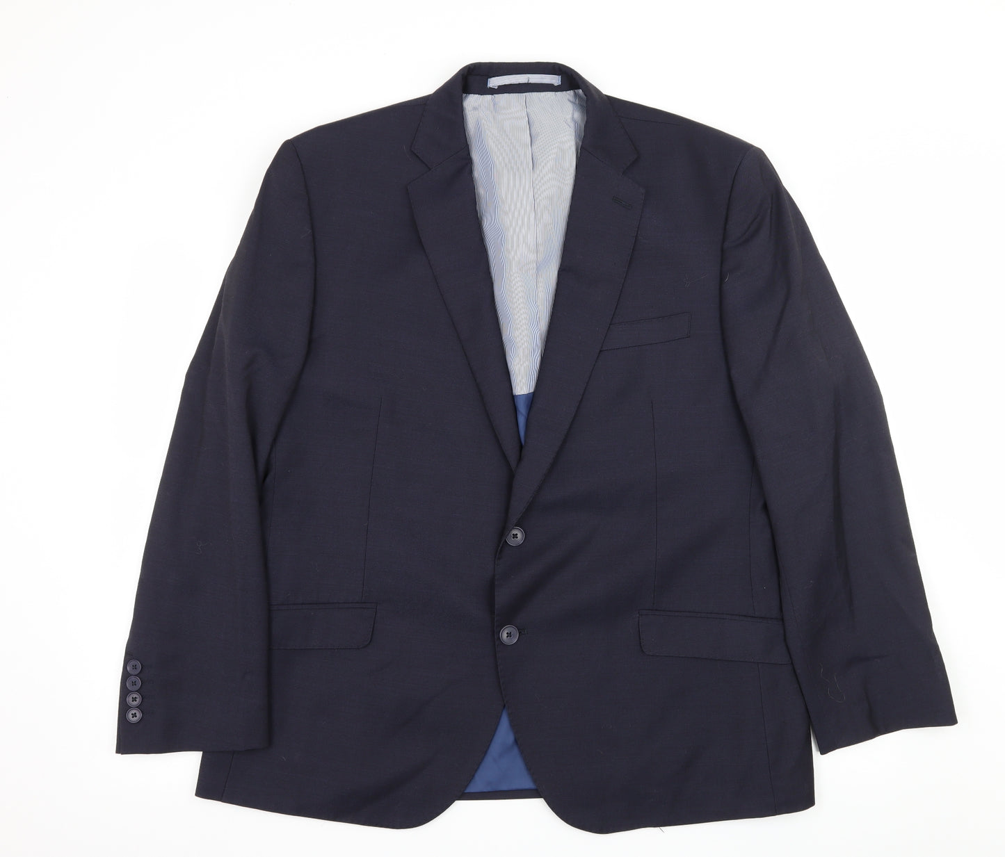 Marks and Spencer Mens Blue   Jacket Suit Jacket Size XL