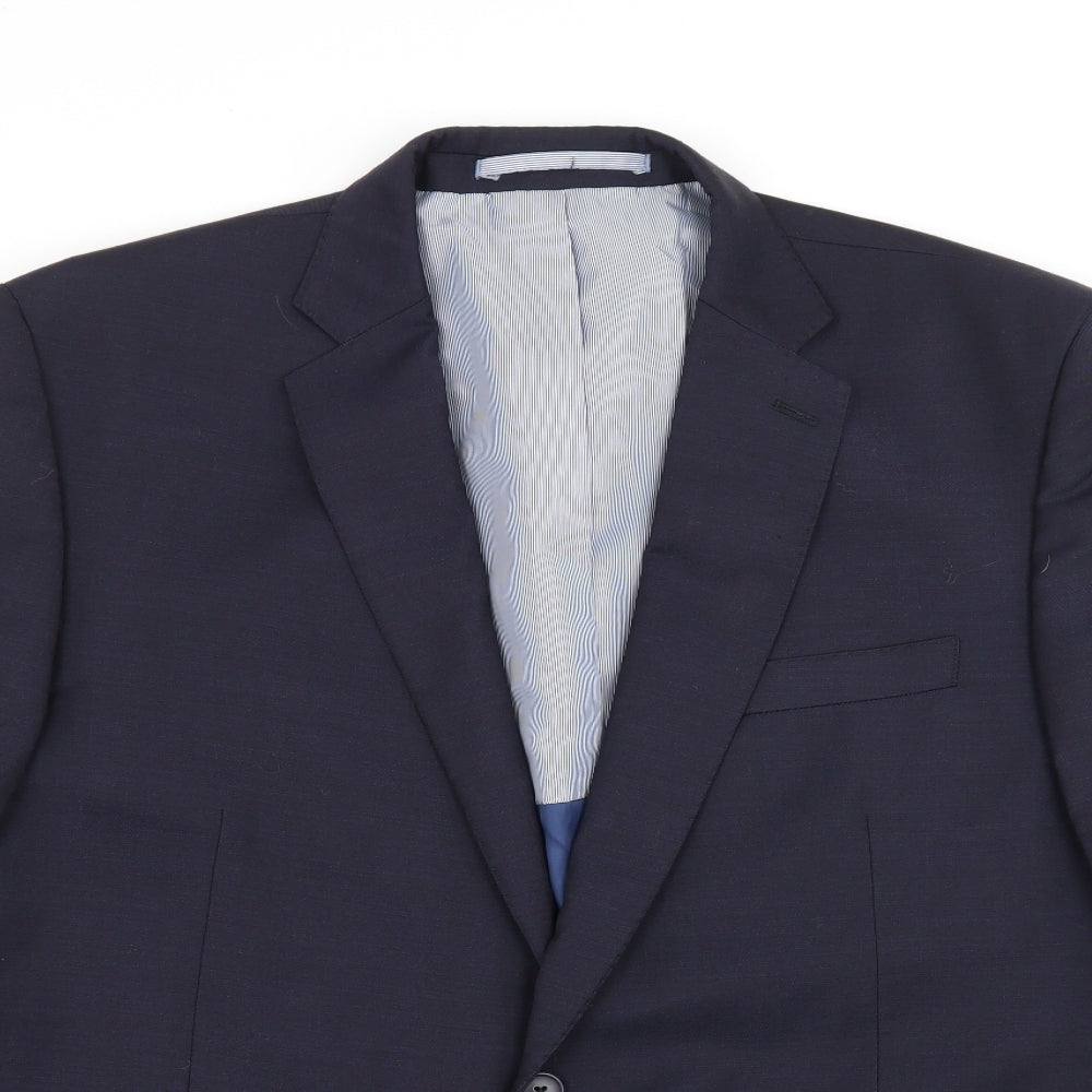 Marks and Spencer Mens Blue   Jacket Suit Jacket Size XL