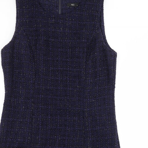 M&Co Womens Blue   A-Line  Size 12