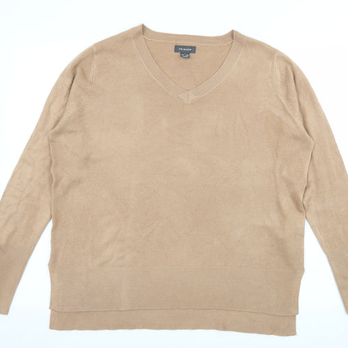 Primark Womens Brown  Knit Pullover Jumper Size 12