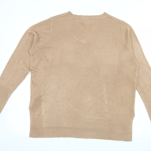 Primark Womens Brown  Knit Pullover Jumper Size 12