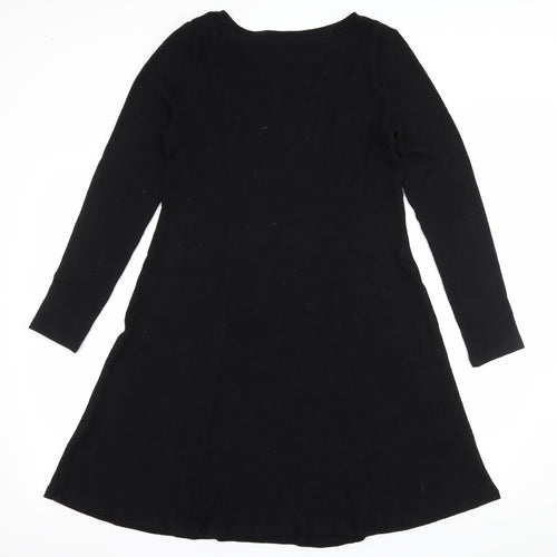 NEXT Womens Black  Jersey Skater Dress  Size 14