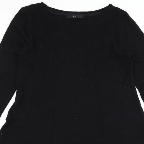 NEXT Womens Black  Jersey Skater Dress  Size 14