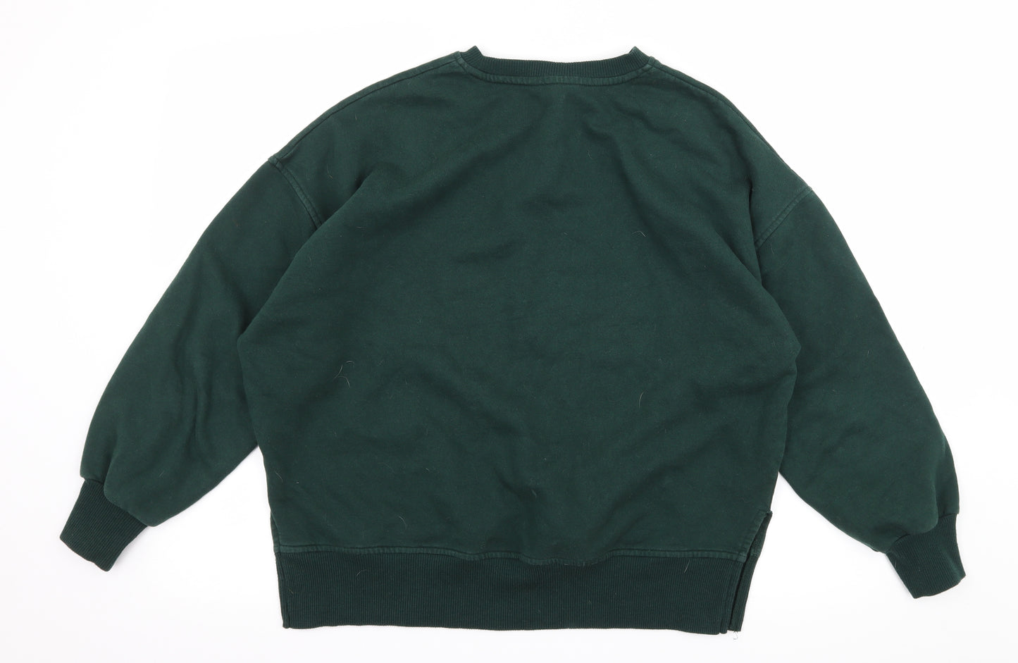 New Look Womens Green  Jersey Pullover Sweatshirt Size 12