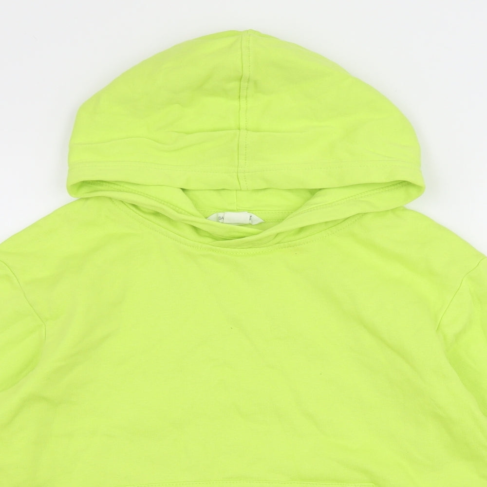 H&M Girls Green  Jersey Pullover Hoodie Size 11-12 Years