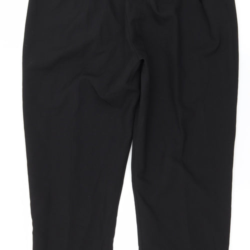 Preworn Womens Black   Trousers  Size 18 L26 in