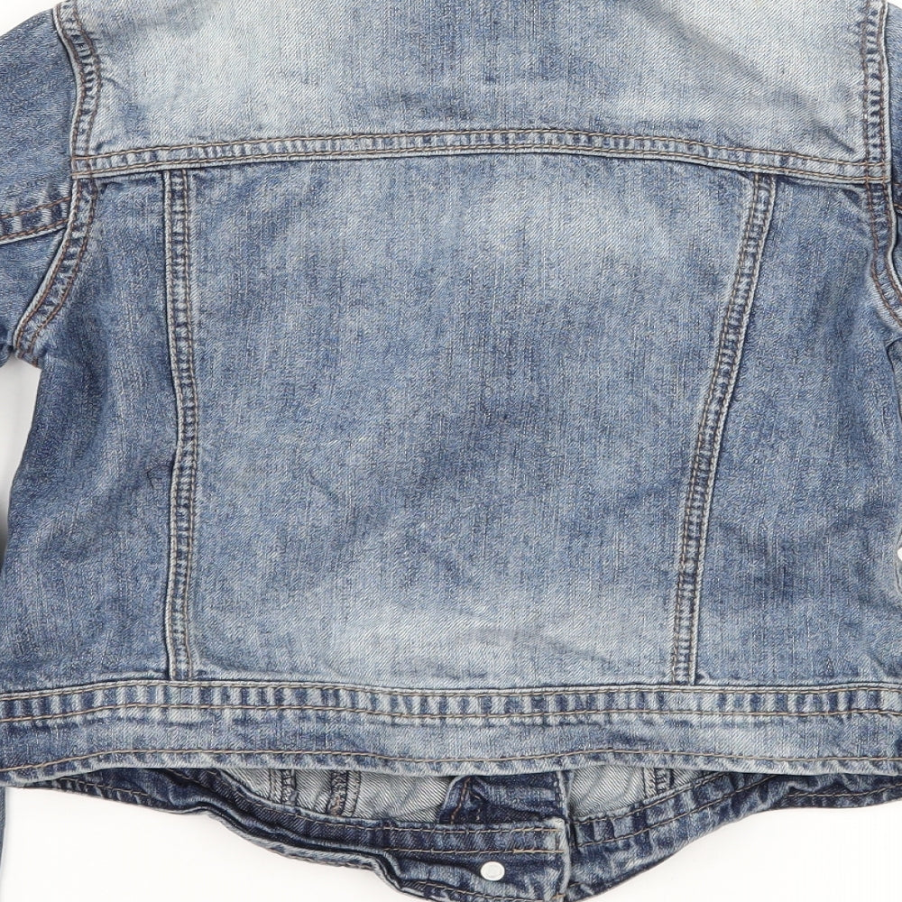 NEXT Girls Blue  Denim Jacket  Size 9-10 Years