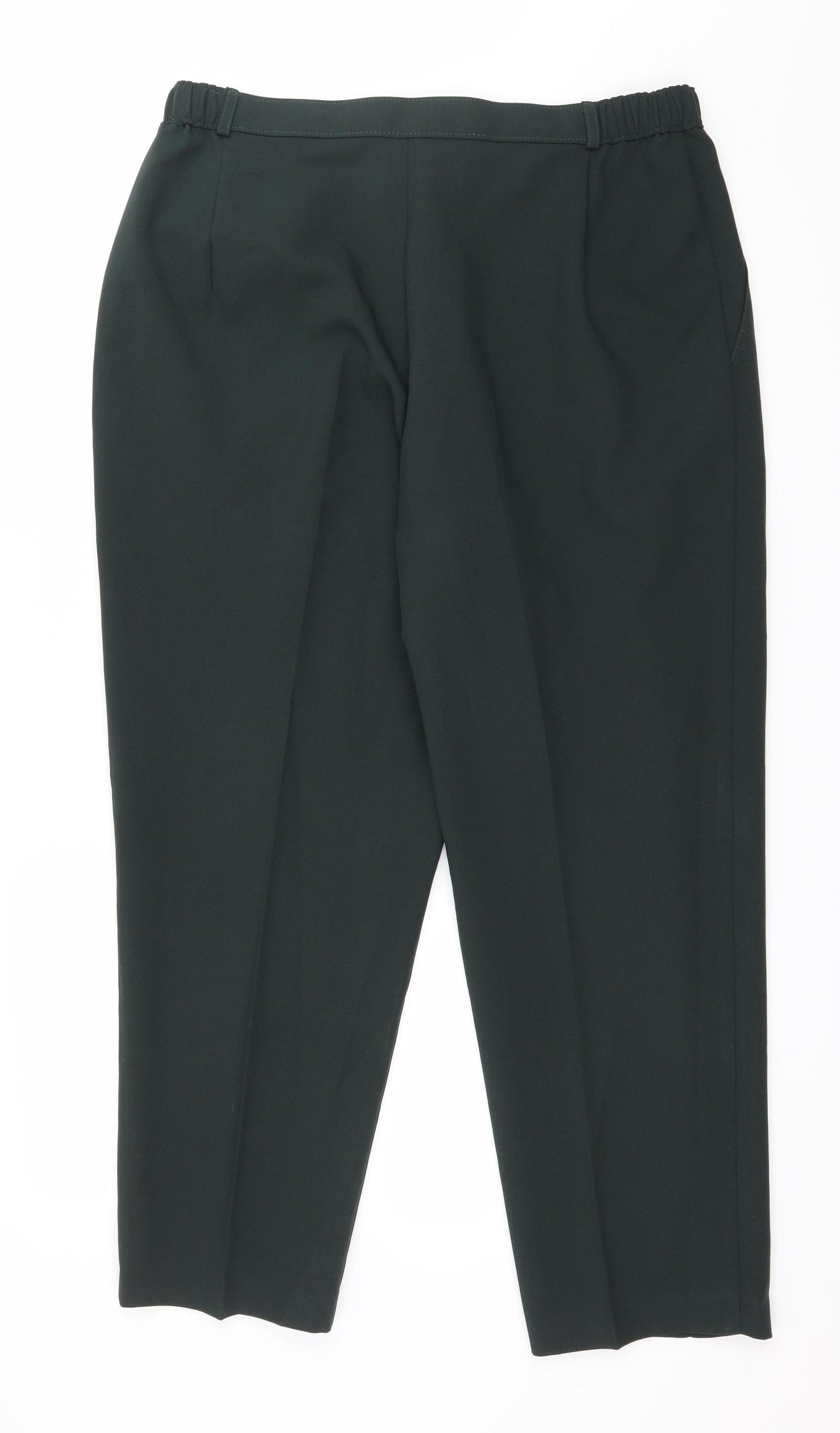 Marks and Spencer Womens Green   Trousers  Size 18 L27 in
