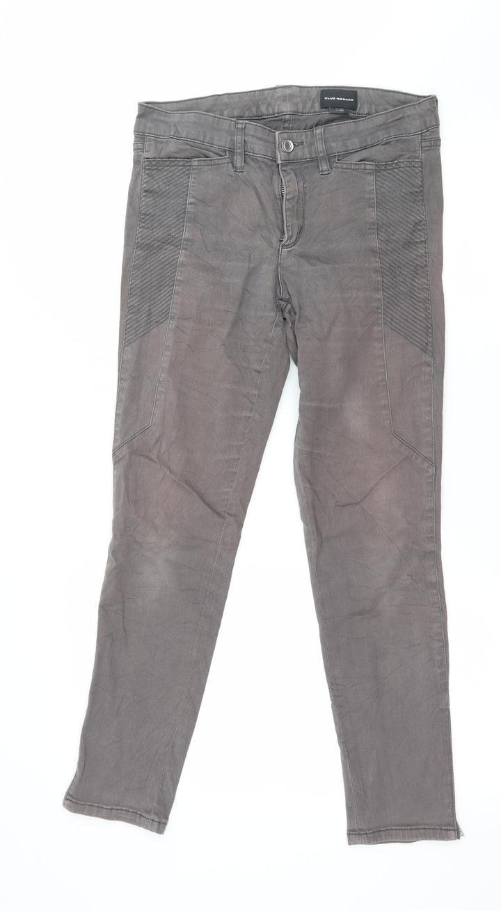 Club Monaco Womens Grey  Denim Skinny Jeans Size 6 L26 in