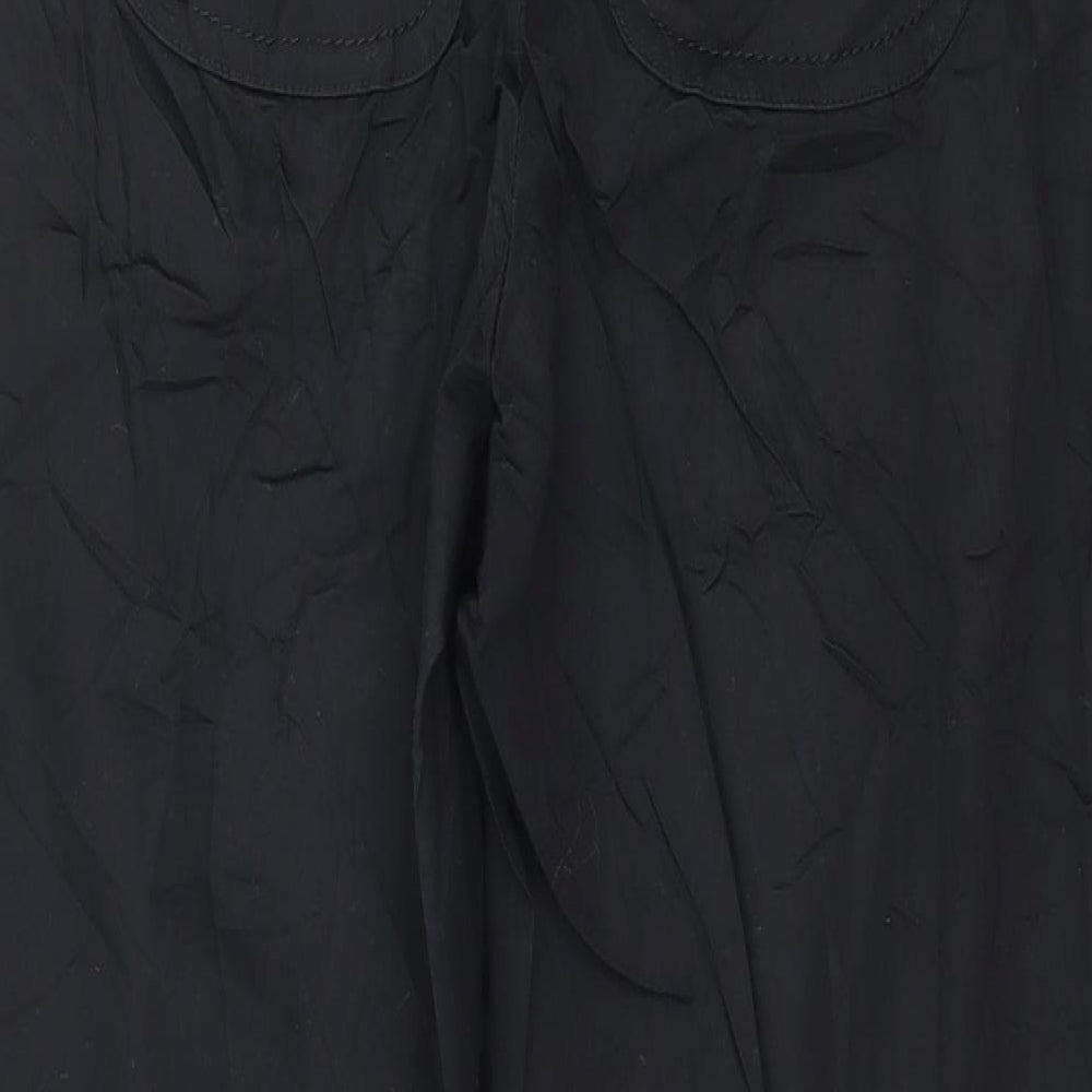 Preworn Womens Black   Trousers  Size 32 in L25 in