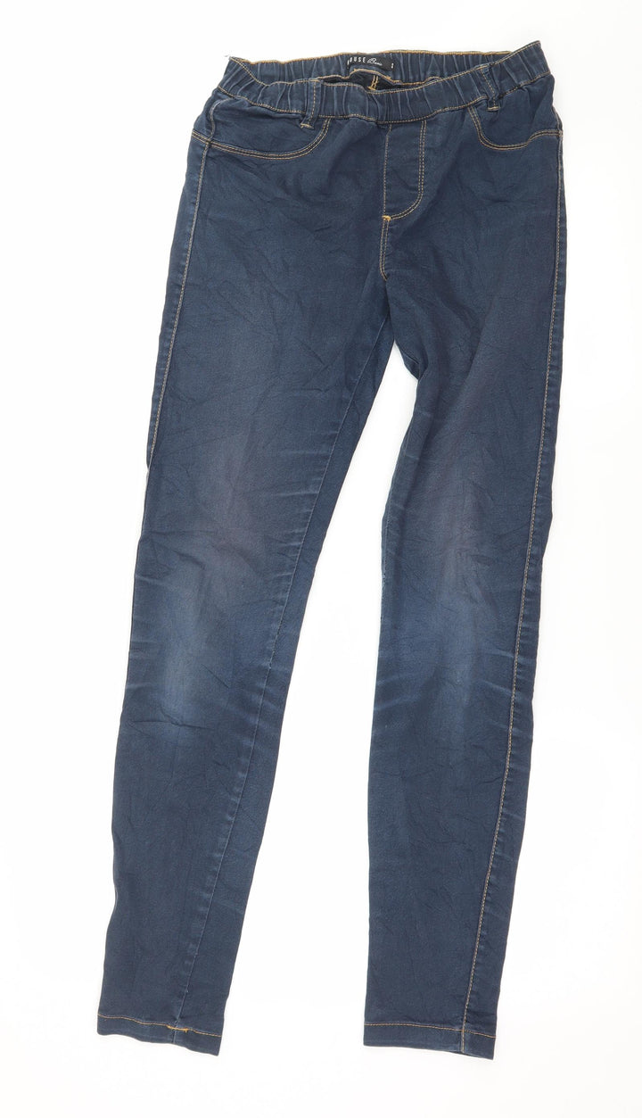 House Basic Womens Blue Denim Jegging Jeans Size S L30 in