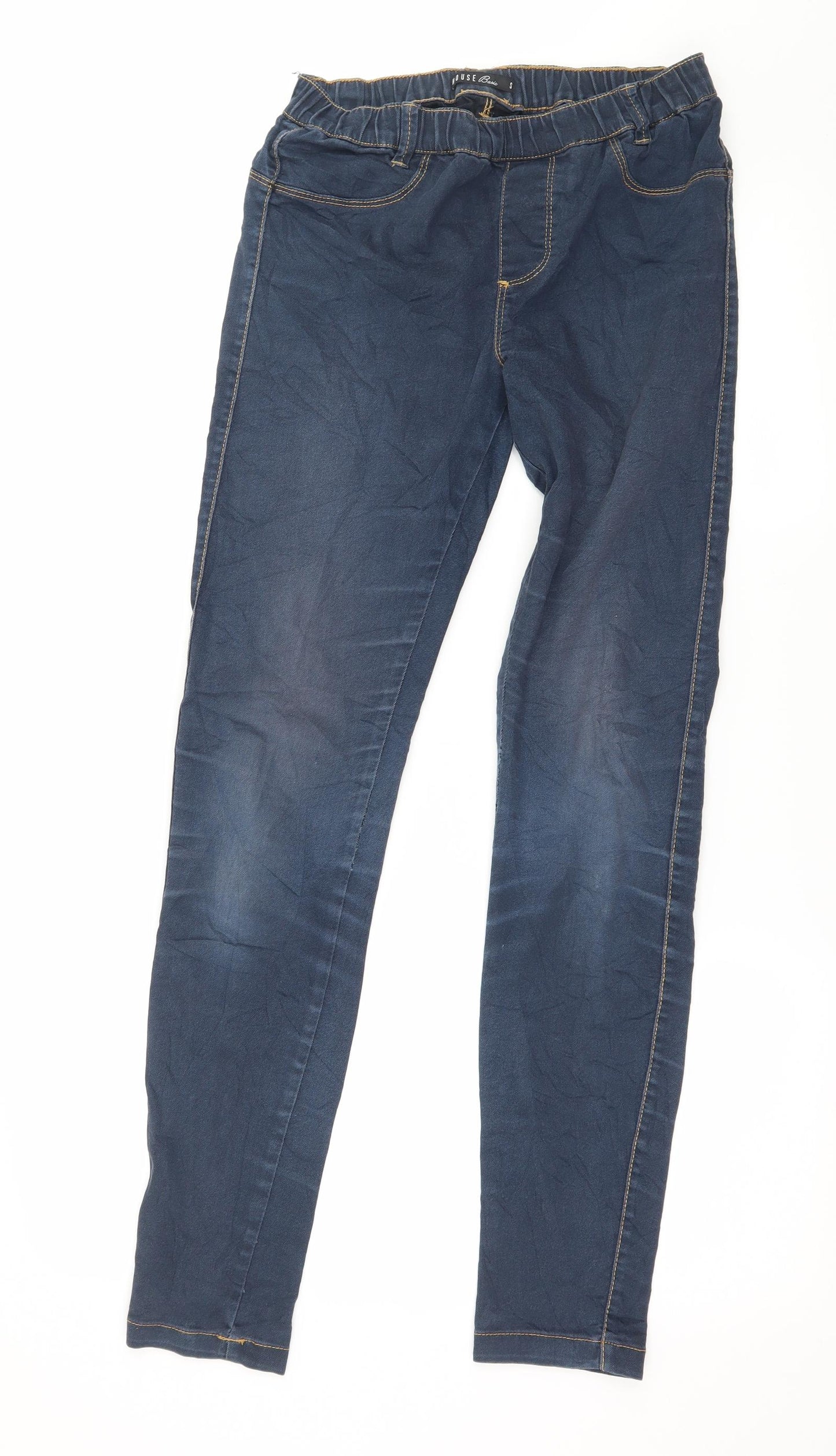 House Basic Womens Blue  Denim Jegging Jeans Size S L30 in