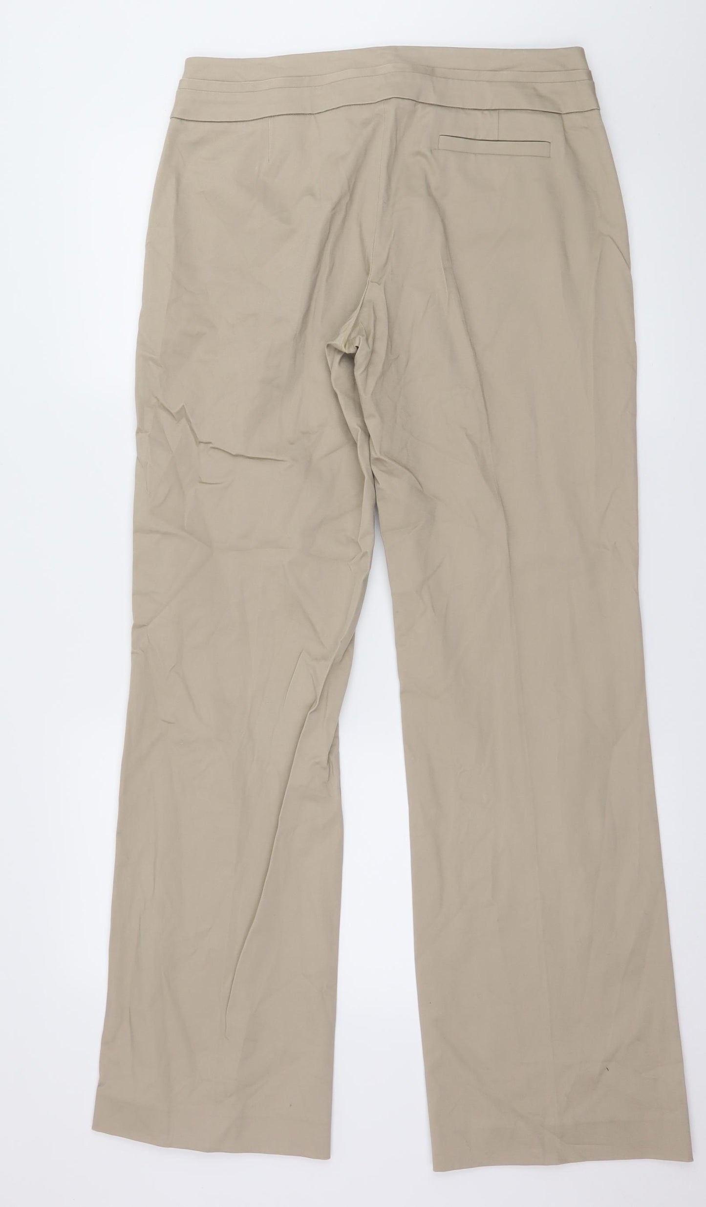Hobbs Womens Beige   Trousers  Size 12 L33 in