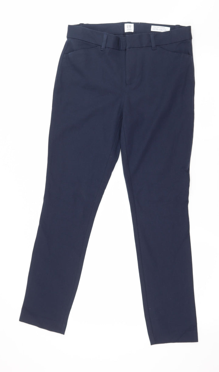 Gap Womens Blue Trousers Size 6 L28 in