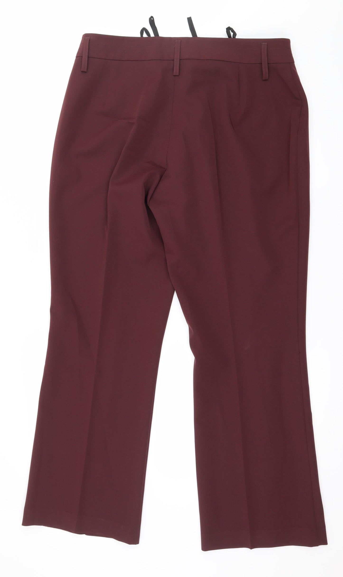 Preworn Womens Red   Trousers  Size 18 L28 in