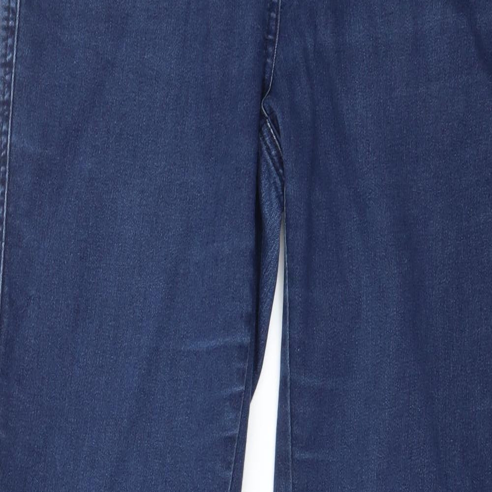 F&F Womens Blue  Denim Straight Jeans Size 10 L31 in
