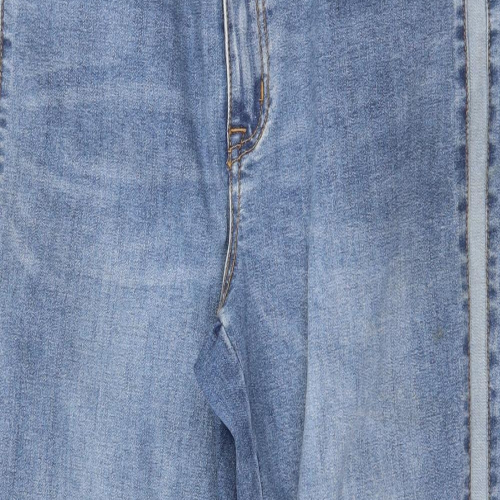 Bonmarché Womens Blue  Denim Straight Jeans Size 14 L27 in