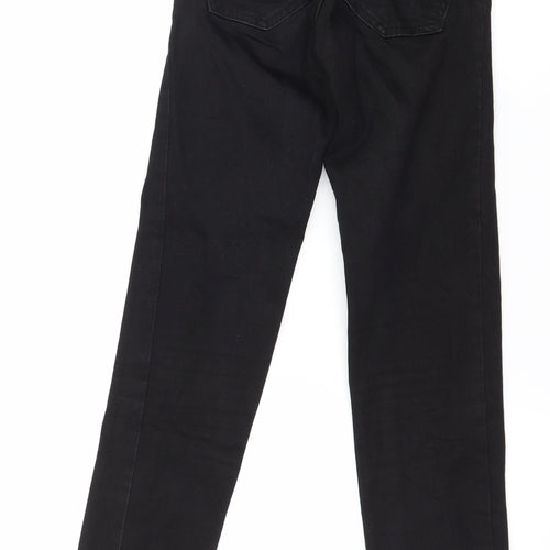 Denim & Co. Womens Black  Denim Skinny Jeans Size 8 L28 in