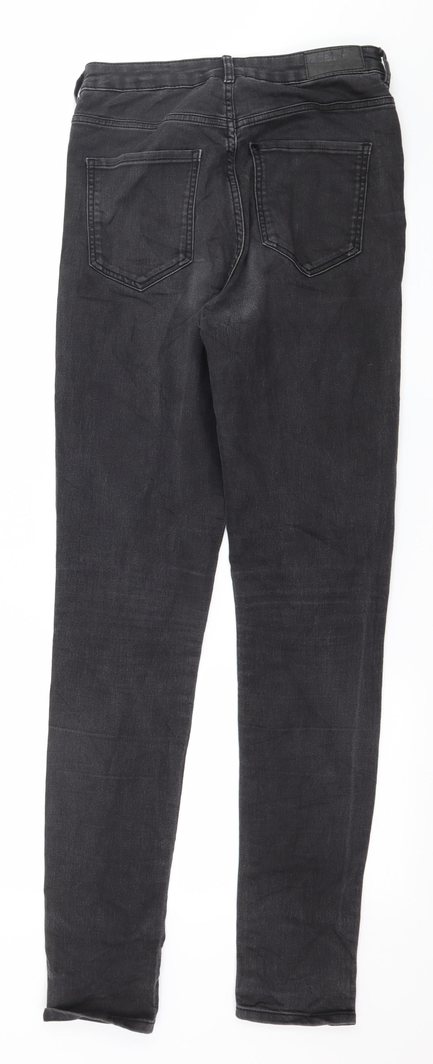 H&M Womens Grey  Denim Skinny Jeans Size 28 in L31 in