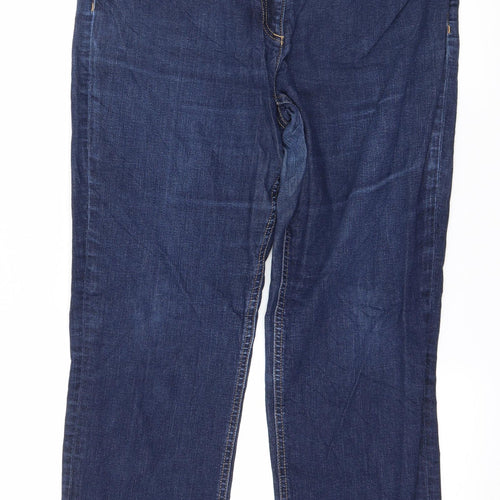 Bonita Womens Blue  Denim Straight Jeans Size 14 L27 in