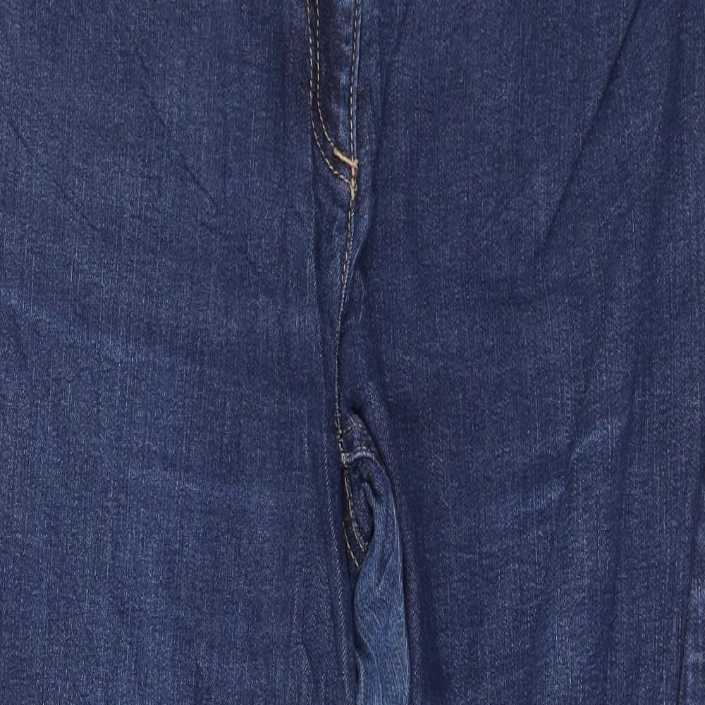 Bonita Womens Blue  Denim Straight Jeans Size 14 L27 in