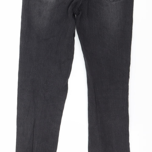 Pepperts! Girls Grey Geometric Denim Skinny Jeans Size 9-10 Years - Badged