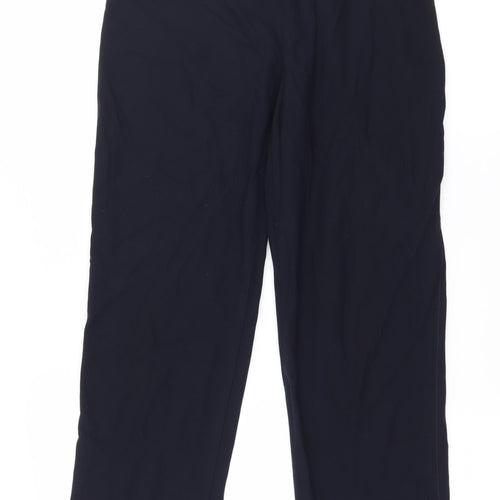 Marks and Spencer Womens Blue   Trousers  Size 10 L25 in