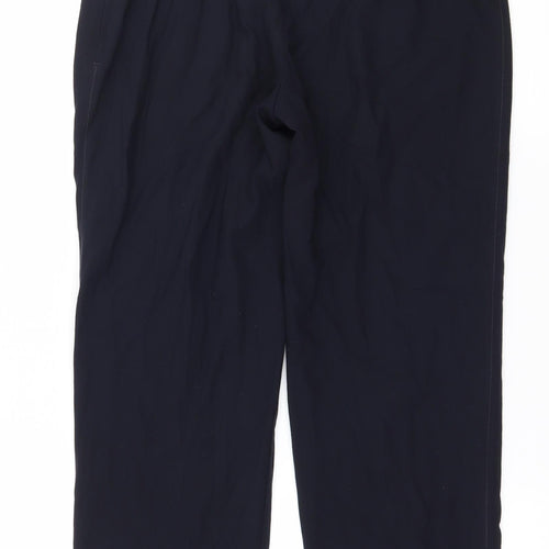 Marks and Spencer Womens Blue   Trousers  Size 10 L25 in