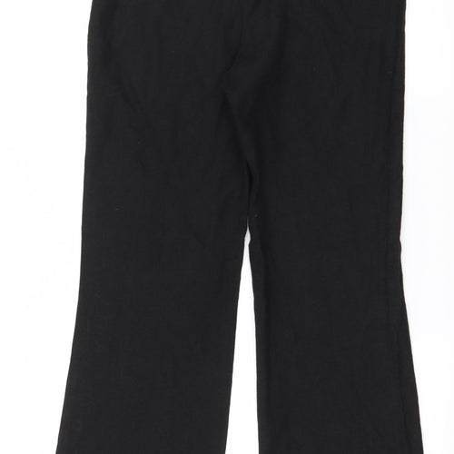 Collezioni Womens Black   Trousers  Size 12 L29 in