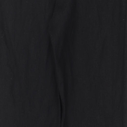 Collezioni Womens Black   Trousers  Size 12 L29 in