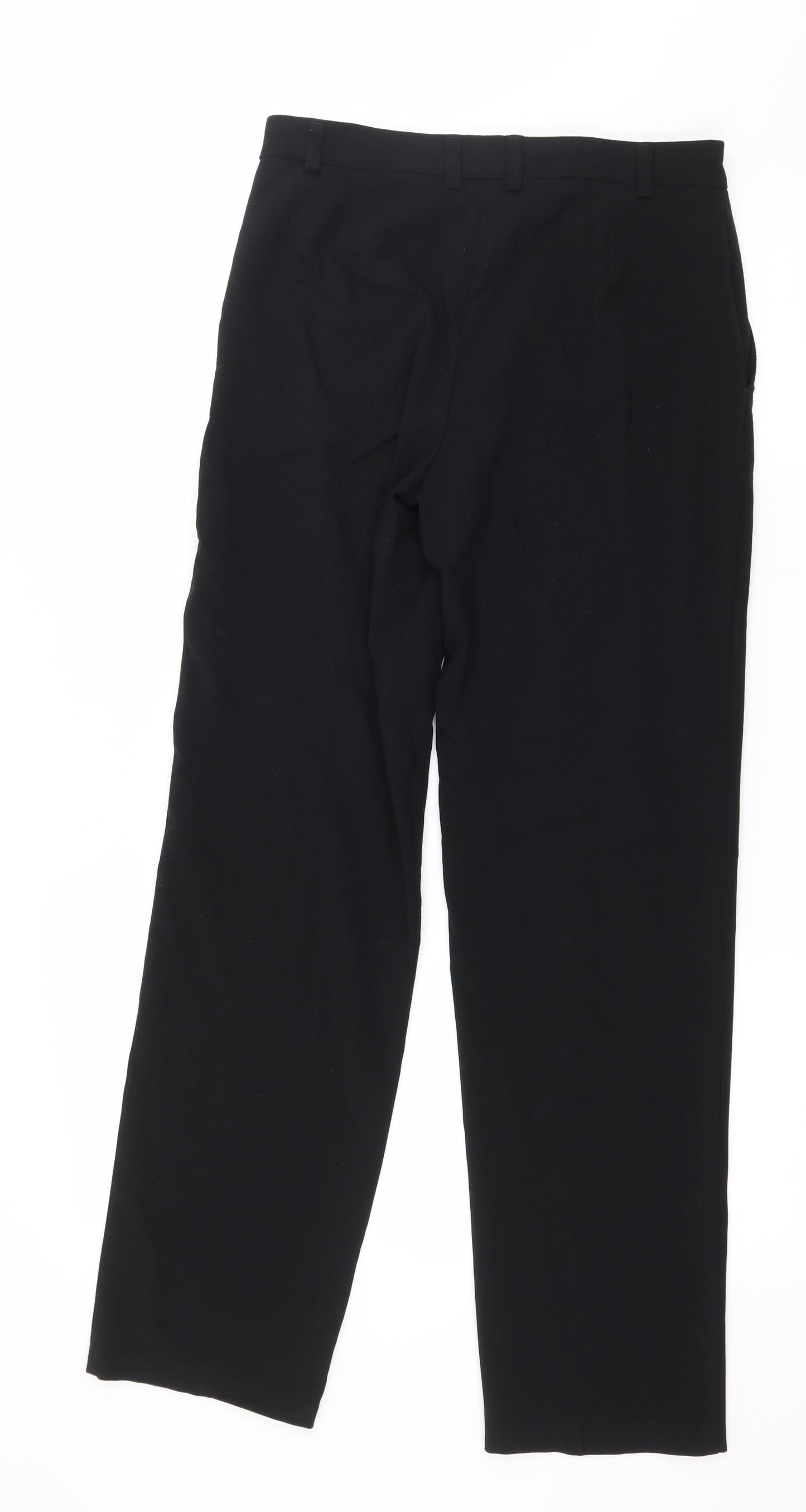 Marks and Spencer Womens Black   Trousers  Size 8 L29 in