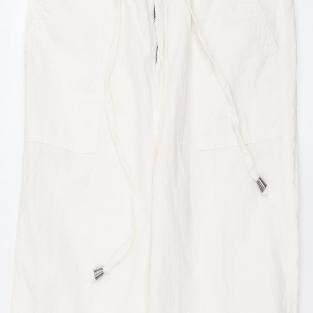 Atmosphere Womens White   Trousers  Size 10 L28 in