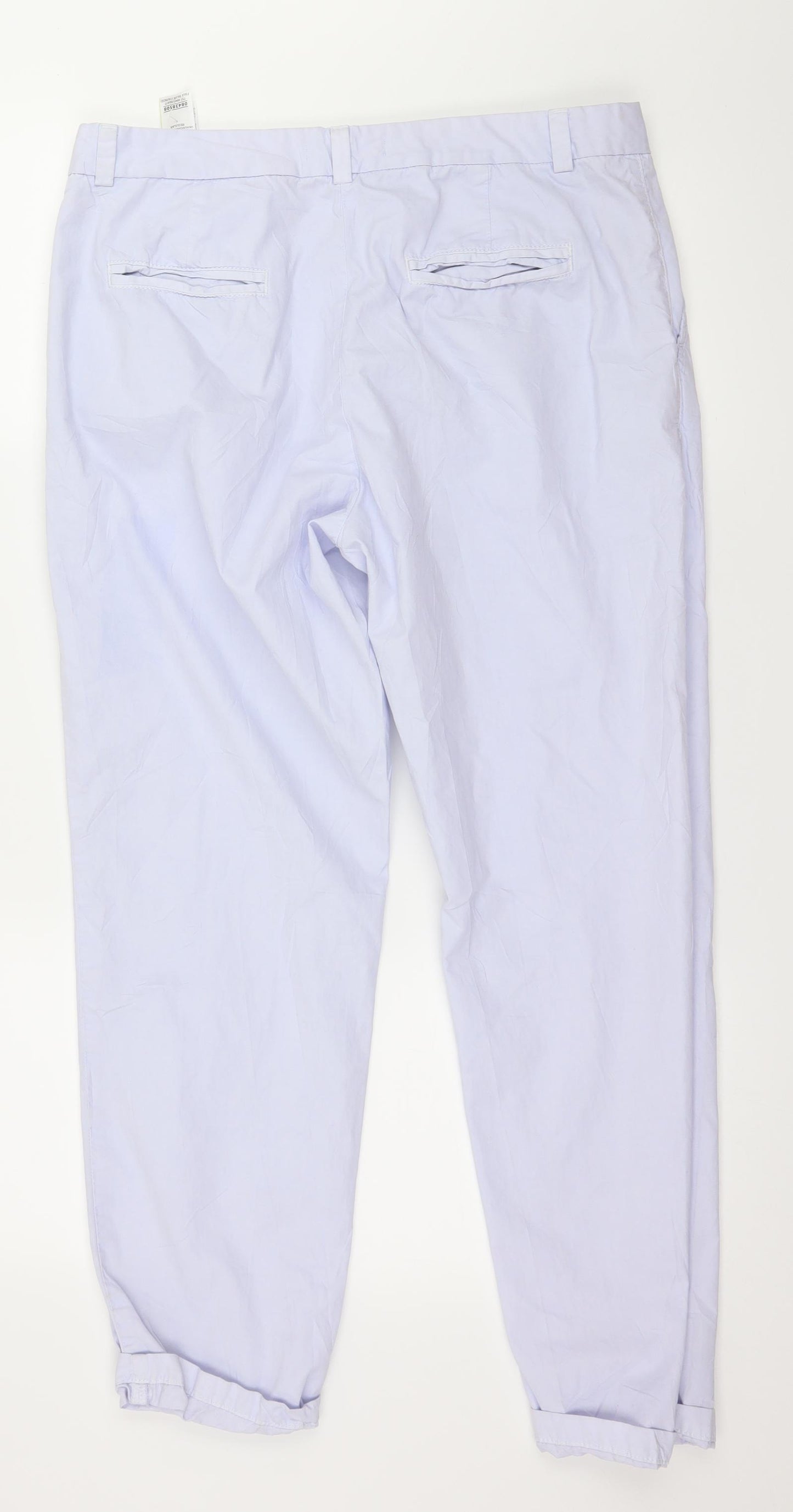Marks and Spencer Womens Blue   Trousers  Size 14 L27 in