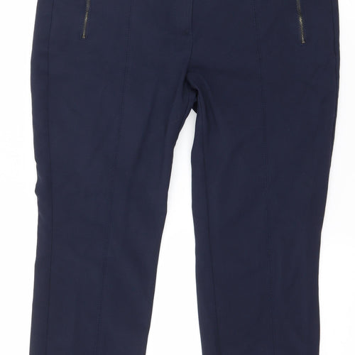 NEXT Womens Blue   Trousers  Size 14 L26 in